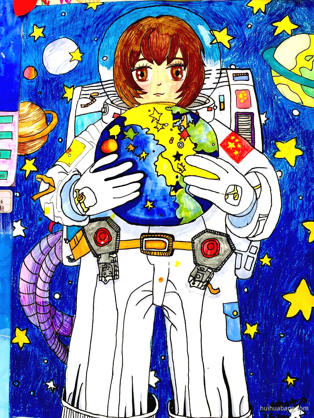 筑梦未来 科技中国绘画图片欣赏（第5张）